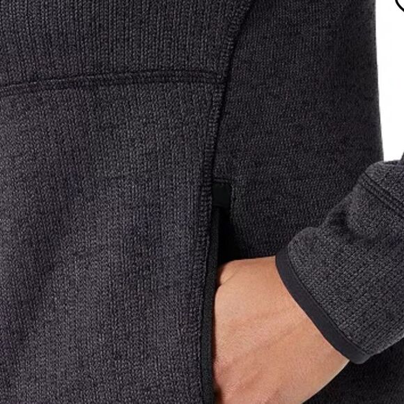 BASS OUTDOOR Women's Mixed-Media Mock-Neck Sweatshirt - Picture 4 of 7